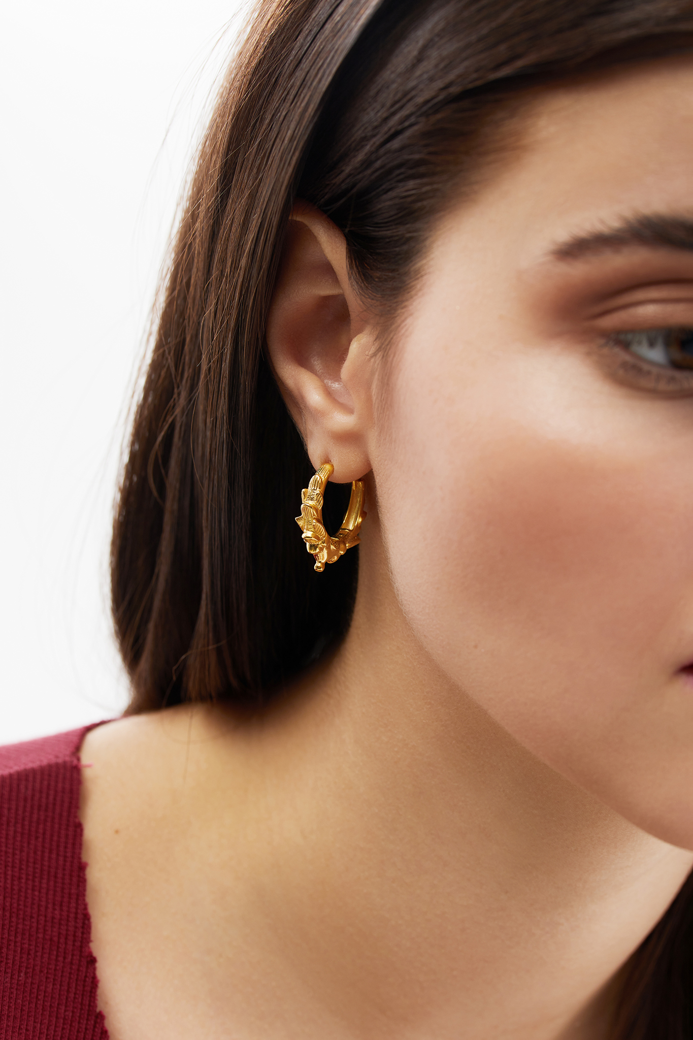 Blameyourdaze hoop earrings gold